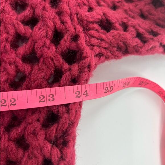 REISS Natalie open-knit wool-blend jumper sweater sz M - Picture 6 of 9